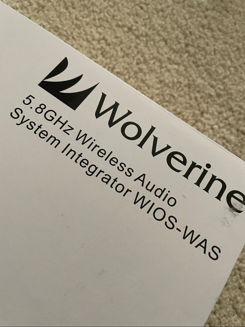 Wolverine 5.8GHz wireless audio system integrator WIOS-WAS